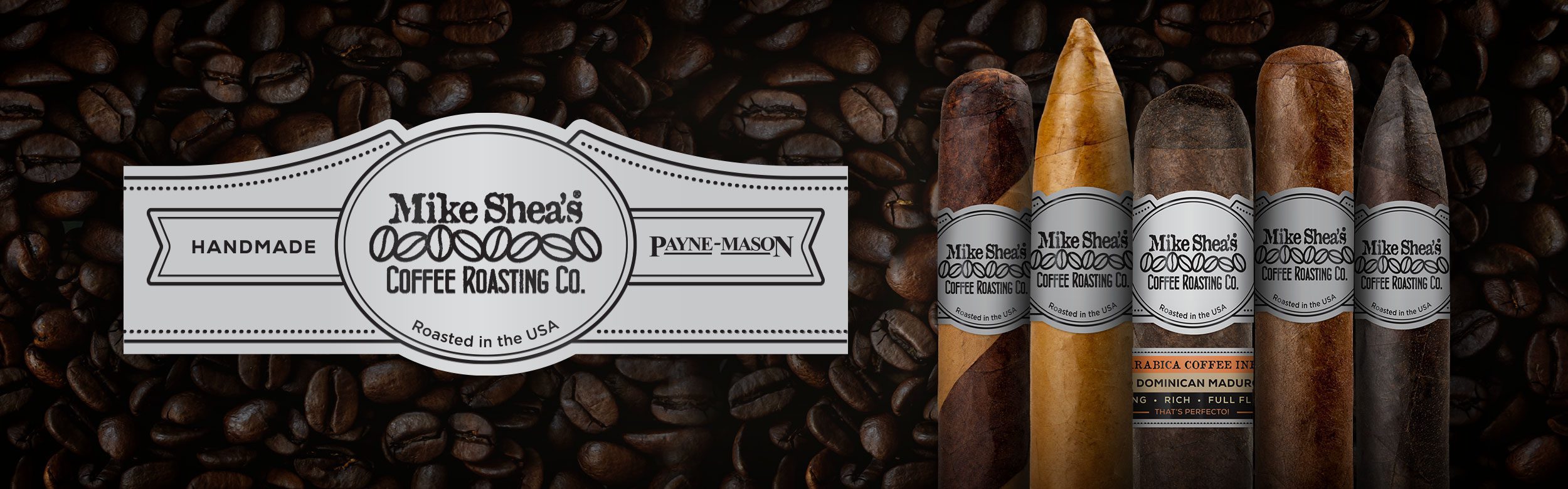 Mike Sheas Coffee- 100% Handmade Coffee Infused Cigar