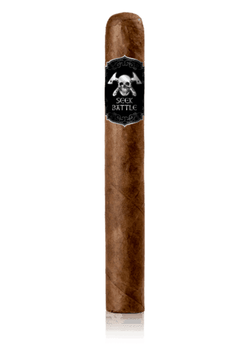 Seek Battle's Siglo 6: A sophisticated, complex, and unique sized cigar encased in a rare Dominican Corojo Wrapper. The Siglo 6 combines all the best characteristics of a great cigar, spicy, leathery, aromatic, smooth.