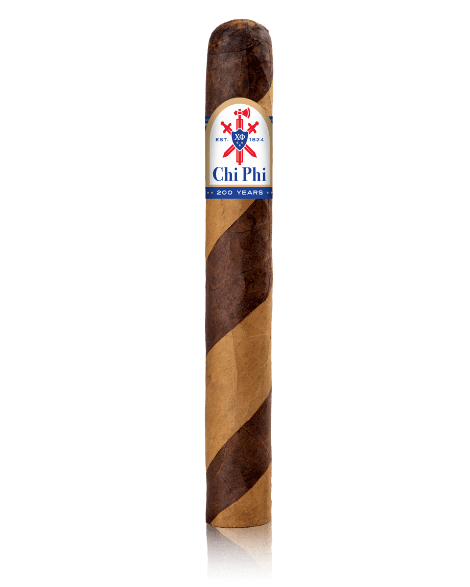 Chi Phi International's Torito Barber: 5 year aged, mild Connecticut Natural Shade Leaf with an 8 year aged Dominican Corojo Wrapper surrounding a filler blend of four different tobaccos!