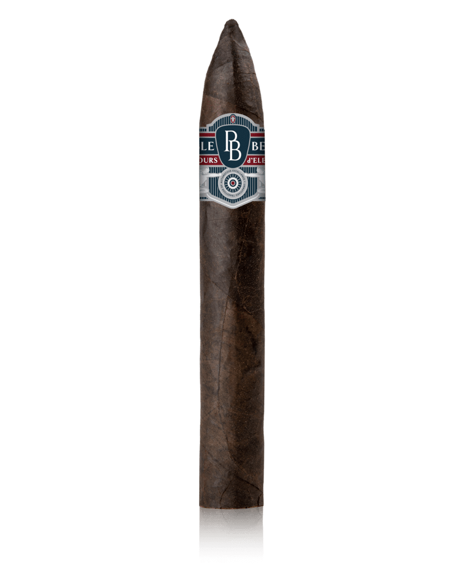 Pebble Beach Concours d’Elegance Torpedo Maduro: 8 year aged Dominican Maduro wrapper delivers robust, complex flavors that continue all the way to the end. Hints of dark chocolate and coffee distinguish this cigar as something special.