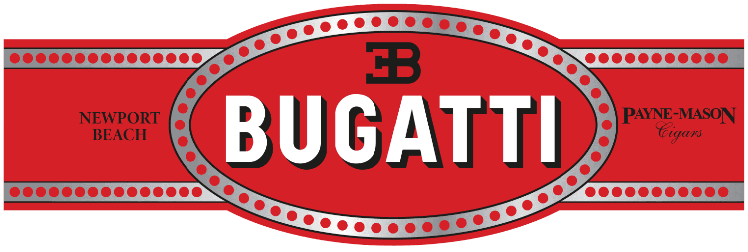 Bugatti Cigar Band | Custom Cigar Band Label by PAYNE-MASON Cigars