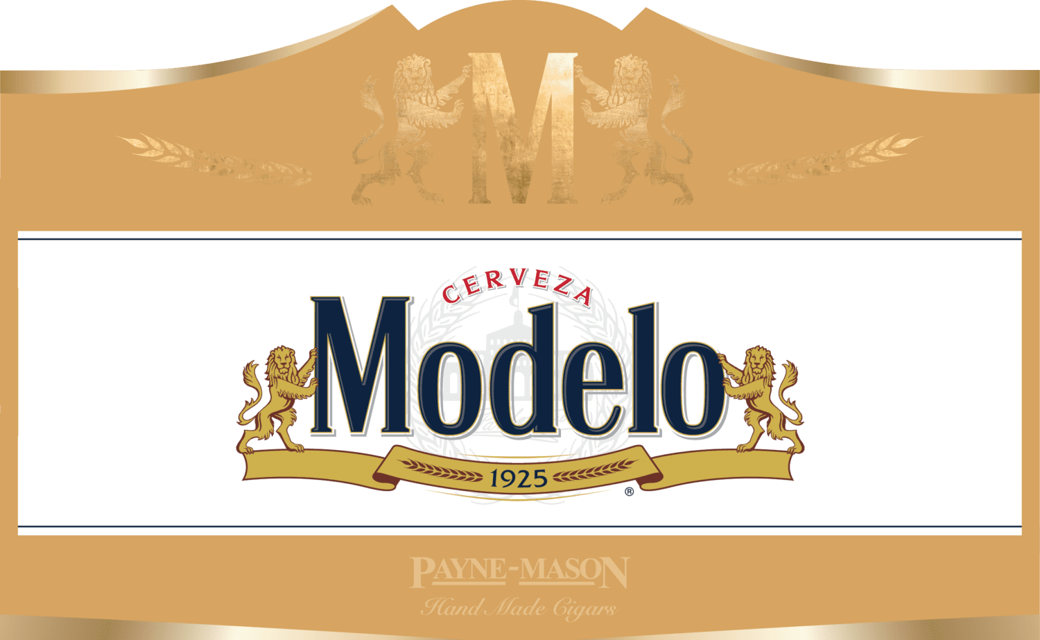Cerveza Modelo Cigar Band | Custom Cigar Band Label by PAYNE-MASON Cigars