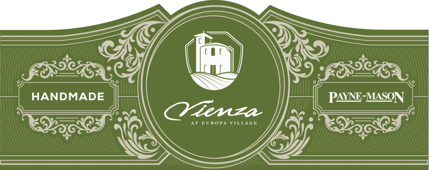 Vienza at Europa Village Cigar Band | Custom Cigar Band by PAYNE-MASON Cigars