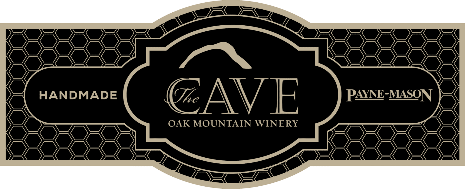 The Cave at Oak Mountain Winery Cigar Band | Custom Cigar Band Label by PAYNE-MASON Cigars