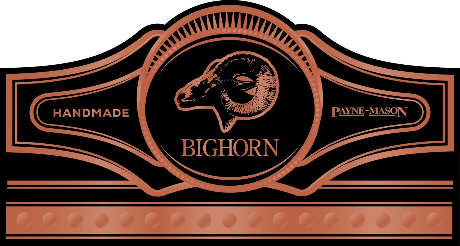 Bighorn Golf Club Cigar Band | Custom Cigar Band Label by PAYNE-MASON Cigars