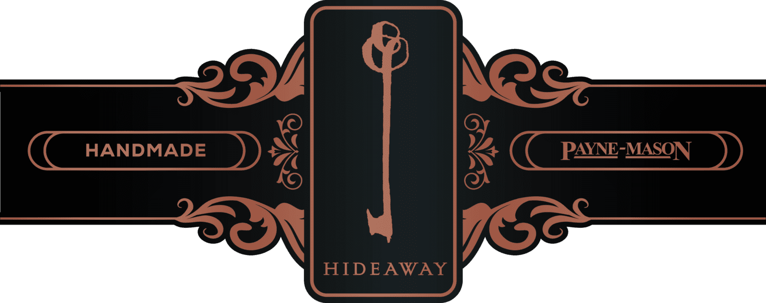 Hideaway Cigar Band | Custom Cigar Band Label by PAYNE-MASON Cigars