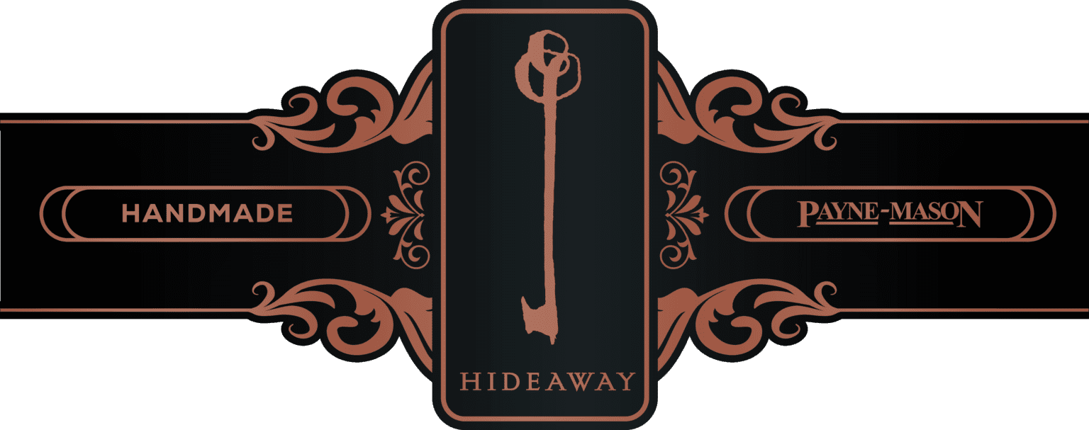 Hideaway Cigar Band | Custom Cigar Band Label by PAYNE-MASON Cigars