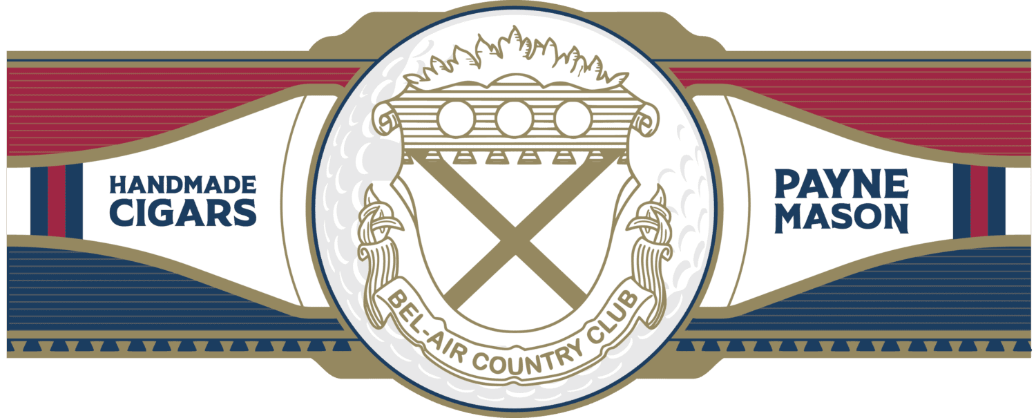 Bel-Air Country Club Cigar Band | Custom Cigar Band Label by PAYNE-MASON Cigars