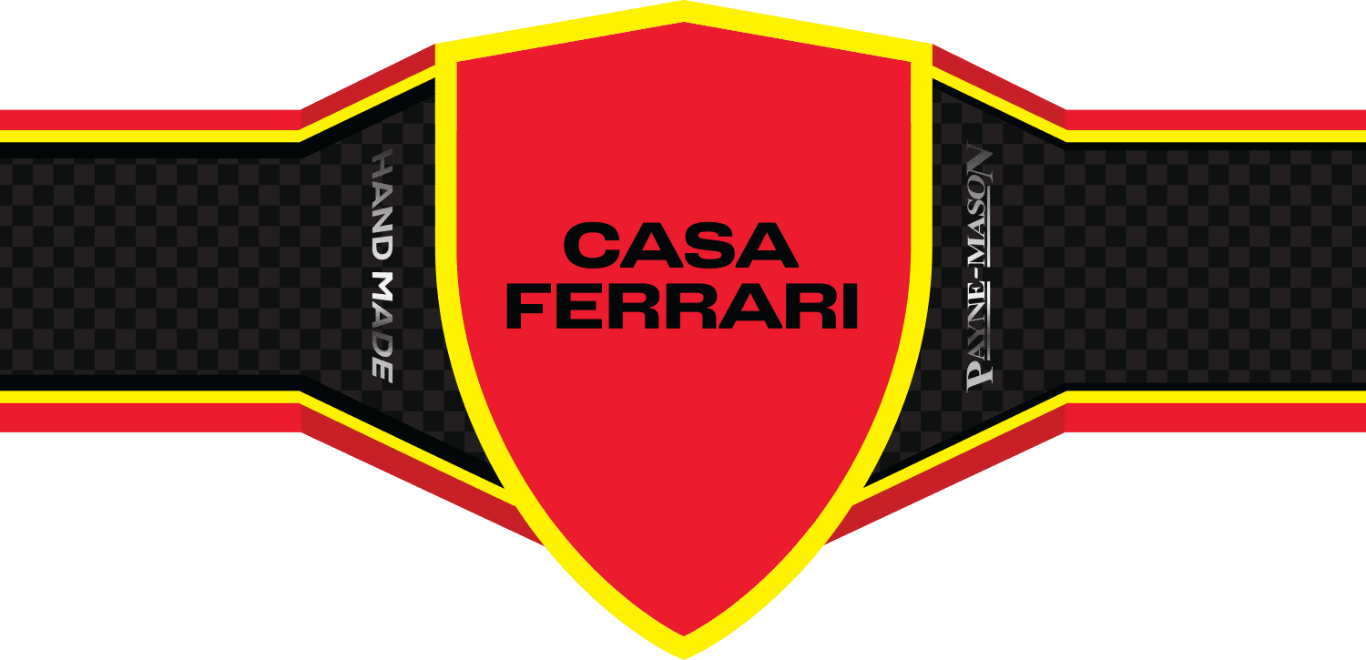 Casa Ferrari Cigar Band | Custom Cigar Band Label by PAYNE-MASON Cigars