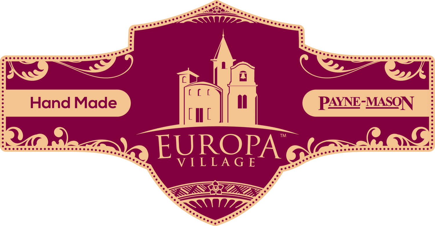Europa Village Cigar Band | Custom Cigar Band Label by PAYNE-MASON Cigars