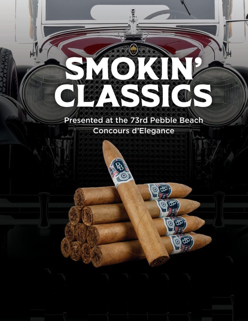 Concours Pebble Beach Custom Cigar Line 3 Pebble Beach Concours d'Elegance Custom Handmade Cigar Line by PAYNE-MASON