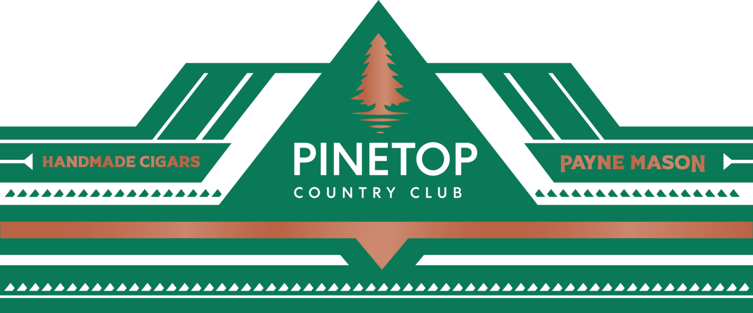 Pinetop Country Club Custom Cigar Band Label by PAYNE-MASON