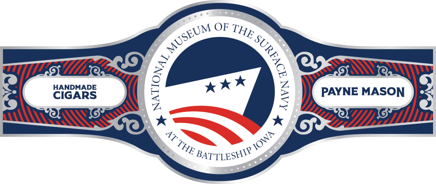 Battleship Iowa Custom Cigar Band Label by PAYNE-MASON