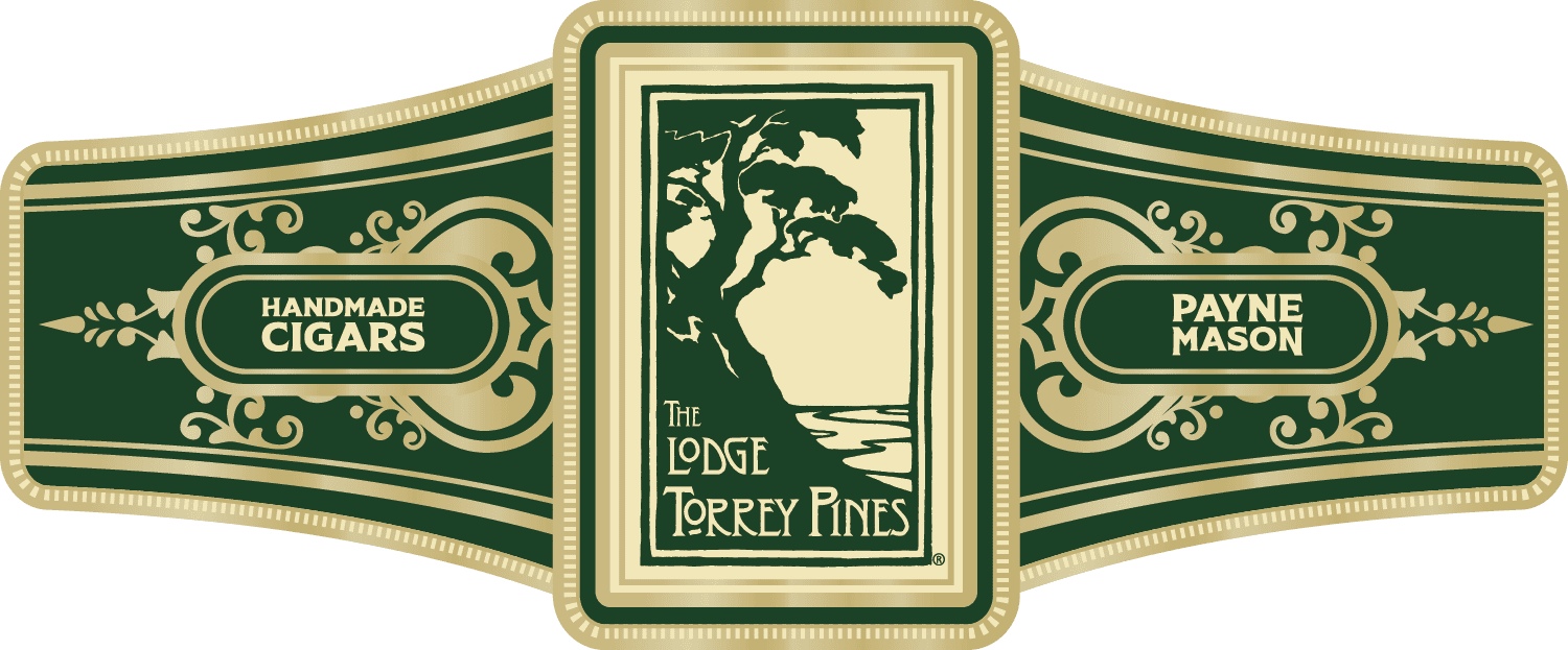 The Lodge at Torrey Pines Custom Cigar Band Label by PAYNE-MASON